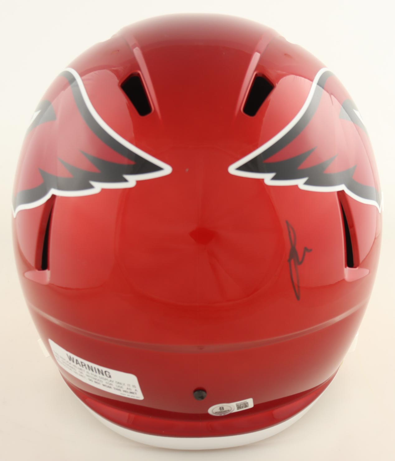 Larry Fitzgerald Signed Cardinals Full-Size Speed Helmet (Beckett) at PristineAuction.com Larry Fitzgerald Signed Cardinals Full-Size Speed Helmet (Beckett) at PristineAuction.com