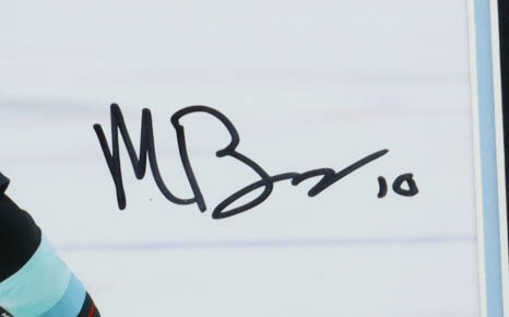 Matty Beniers Signed Kraken Custom Framed Photo (COJO & Fanatics) at PristineAuction.com Matty Beniers Signed Kraken Custom Framed Photo (COJO & Fanatics) at PristineAuction.com