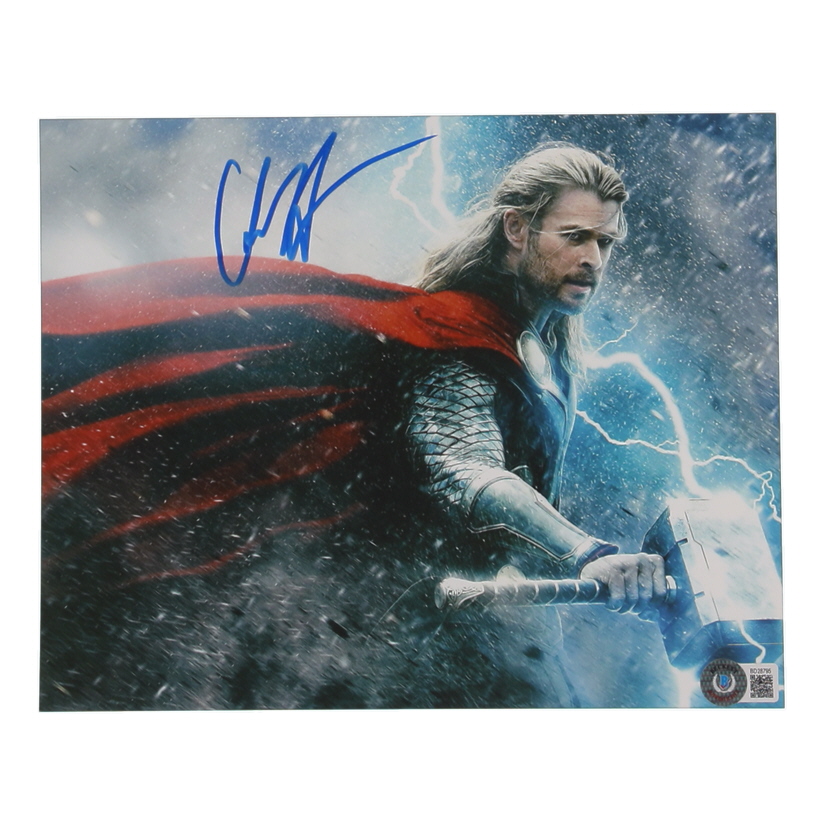 Chris Hemsworth Signed "Thor" 8x10 Photo (Beckett) at PristineAuction.com Chris Hemsworth Signed "Thor" 8x10 Photo (Beckett) at PristineAuction.com