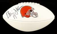 Bernie Kosar Signed Browns Logo Football (Beckett) at PristineAuction.com