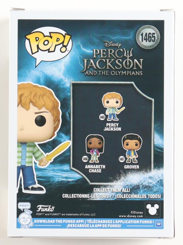 Walker Scobell Signed "Percy Jackson and the Olympians" #1465 Percy Jackson Funko Pop! Vinyl Figure (PSA) at PristineAuction.com Walker Scobell Signed "Percy Jackson and the Olympians" #1465 Percy Jackson Funko Pop! Vinyl Figure (PSA) at PristineAuction.com