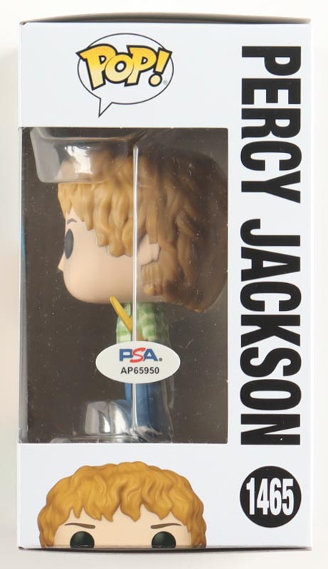 Walker Scobell Signed "Percy Jackson and the Olympians" #1465 Percy Jackson Funko Pop! Vinyl Figure (PSA) at PristineAuction.com Walker Scobell Signed "Percy Jackson and the Olympians" #1465 Percy Jackson Funko Pop! Vinyl Figure (PSA) at PristineAuction.com