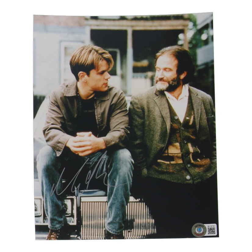 Matt Damon Signed "Good Will Hunting" 8x10 Photo (Beckett) at PristineAuction.com Matt Damon Signed "Good Will Hunting" 8x10 Photo (Beckett) at PristineAuction.com