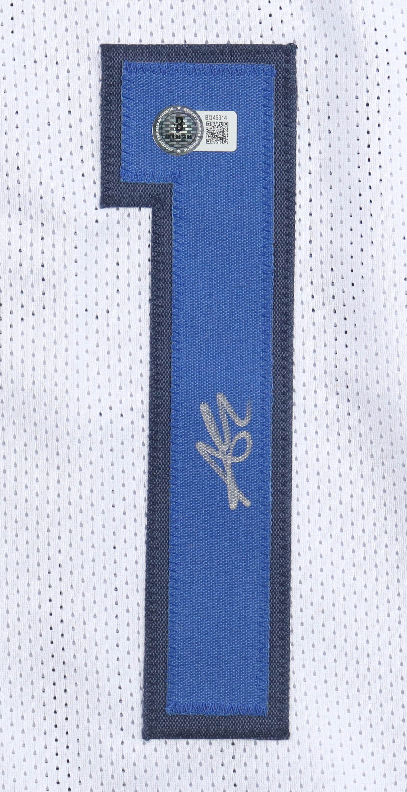 Anthony Edwards Signed Jersey (Beckett) at PristineAuction.com Anthony Edwards Signed Jersey (Beckett) at PristineAuction.com