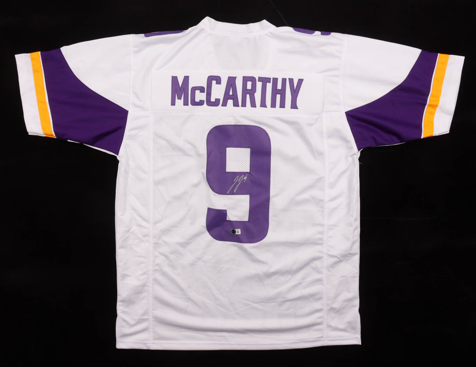 J.J. McCarthy Signed Jersey (Beckett) at PristineAuction.com J.J. McCarthy Signed Jersey (Beckett) at PristineAuction.com