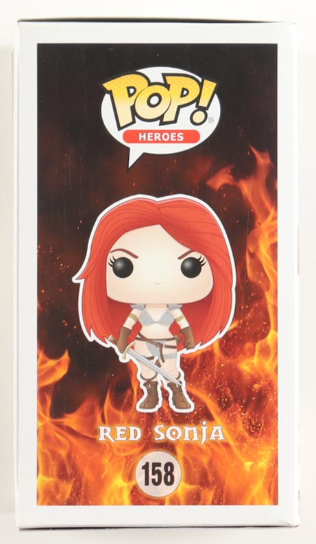 Matilda Lutz Signed "Red Sonja" #158 Red Sonja Funko Pop! Vinyl Figure (ACOA) at PristineAuction.com Matilda Lutz Signed "Red Sonja" #158 Red Sonja Funko Pop! Vinyl Figure (ACOA) at PristineAuction.com