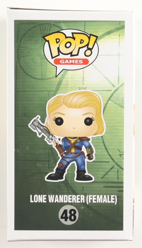 Ella Purnell Signed "Fallout" #48 Lone Wanderer Funko Pop! Vinyl Figure (PSA) at PristineAuction.com Ella Purnell Signed "Fallout" #48 Lone Wanderer Funko Pop! Vinyl Figure (PSA) at PristineAuction.com