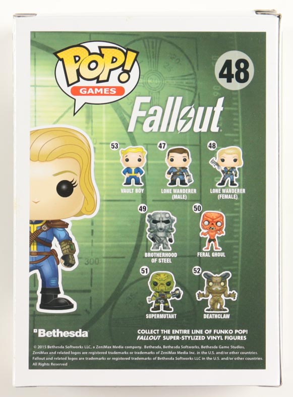 Ella Purnell Signed "Fallout" #48 Lone Wanderer Funko Pop! Vinyl Figure (PSA) at PristineAuction.com Ella Purnell Signed "Fallout" #48 Lone Wanderer Funko Pop! Vinyl Figure (PSA) at PristineAuction.com