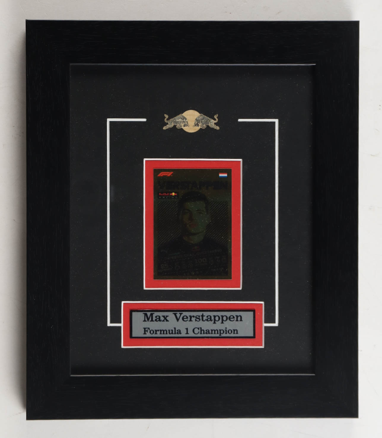 Max Verstappen F1 Custom Framed Topps Turbo Attax Card at PristineAuction.com Max Verstappen F1 Custom Framed Topps Turbo Attax Card at PristineAuction.com