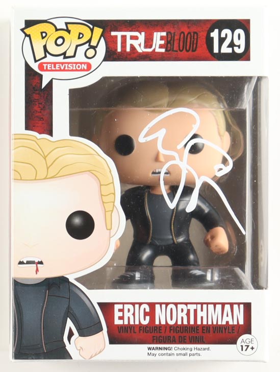 Alexander Skarsgård Signed "True Blood" #129 Eric Northman Funko Pop! Vinyl Figure (PSA) at PristineAuction.com Alexander Skarsgård Signed "True Blood" #129 Eric Northman Funko Pop! Vinyl Figure (PSA) at PristineAuction.com