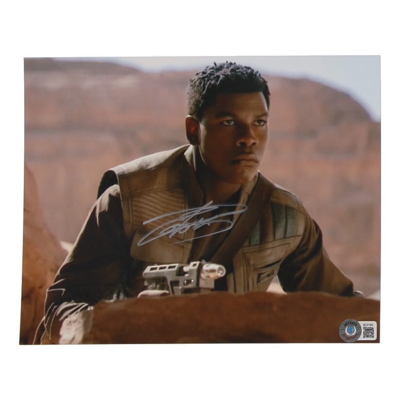 John Boyega Signed "STAR WARS: Episode VII: The Force Awakens" 8x10 Photo (Beckett) at PristineAuction.com John Boyega Signed "STAR WARS: Episode VII: The Force Awakens" 8x10 Photo (Beckett) at PristineAuction.com