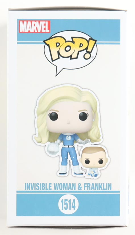 Vanessa Kirby Signed "Fantastic 4: First Steps" #1514 Invisible Woman & Franklin Funko Pop! Vinyl Figure (PSA) at PristineAuction.com Vanessa Kirby Signed "Fantastic 4: First Steps" #1514 Invisible Woman & Franklin Funko Pop! Vinyl Figure (PSA) at PristineAuction.com