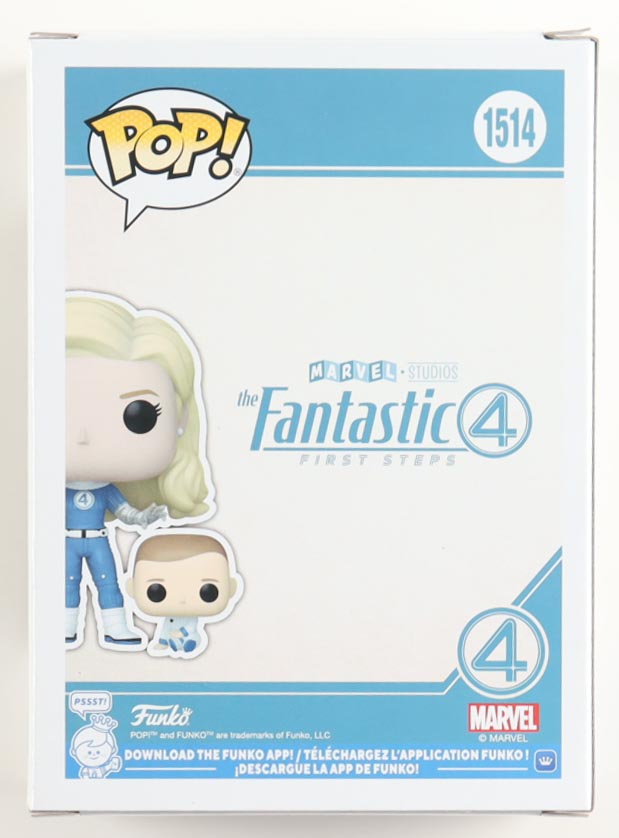 Vanessa Kirby Signed "Fantastic 4: First Steps" #1514 Invisible Woman & Franklin Funko Pop! Vinyl Figure (PSA) at PristineAuction.com Vanessa Kirby Signed "Fantastic 4: First Steps" #1514 Invisible Woman & Franklin Funko Pop! Vinyl Figure (PSA) at PristineAuction.com