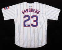 Ryne Sandberg Signed Cubs Nike Authentic Jersey (Beckett) at PristineAuction.com