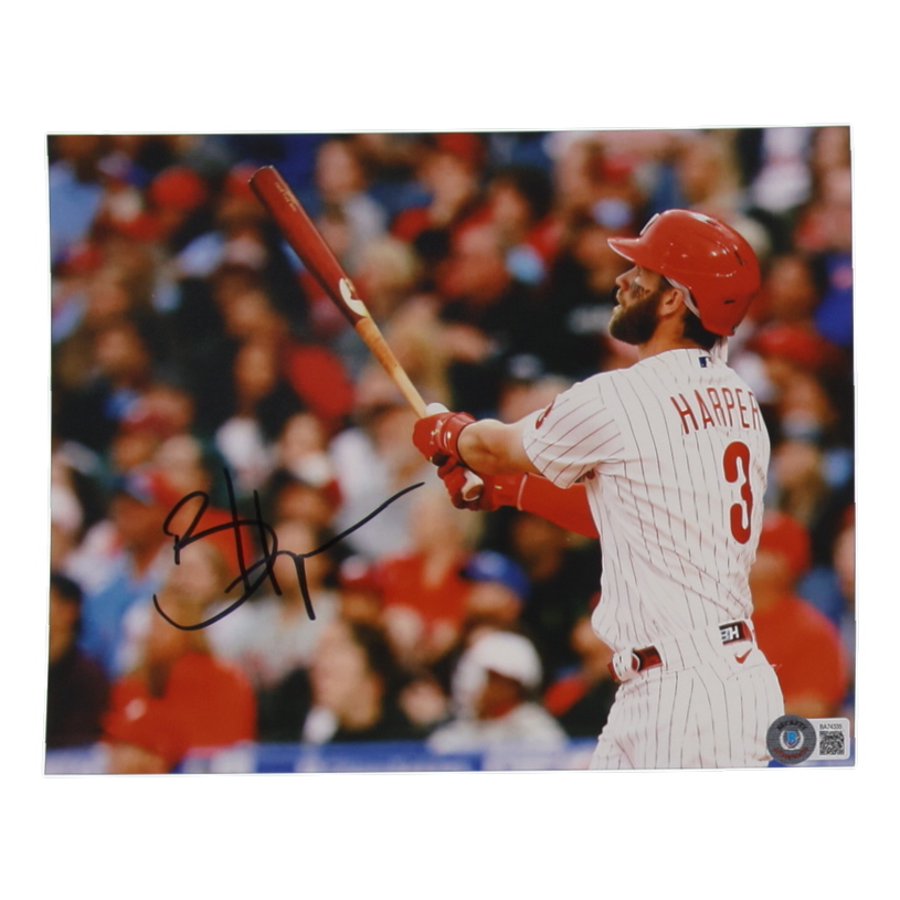 Bryce Harper Signed Phillies 8x10 Photo (Beckett) at PristineAuction.com Bryce Harper Signed Phillies 8x10 Photo (Beckett) at PristineAuction.com