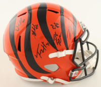 Bengals Full-Size Speed Helmet Signed By (6) with Sam Hubbard, DJ Reader, Vonn Bell, Eli Apple (JSA) at PristineAuction.com