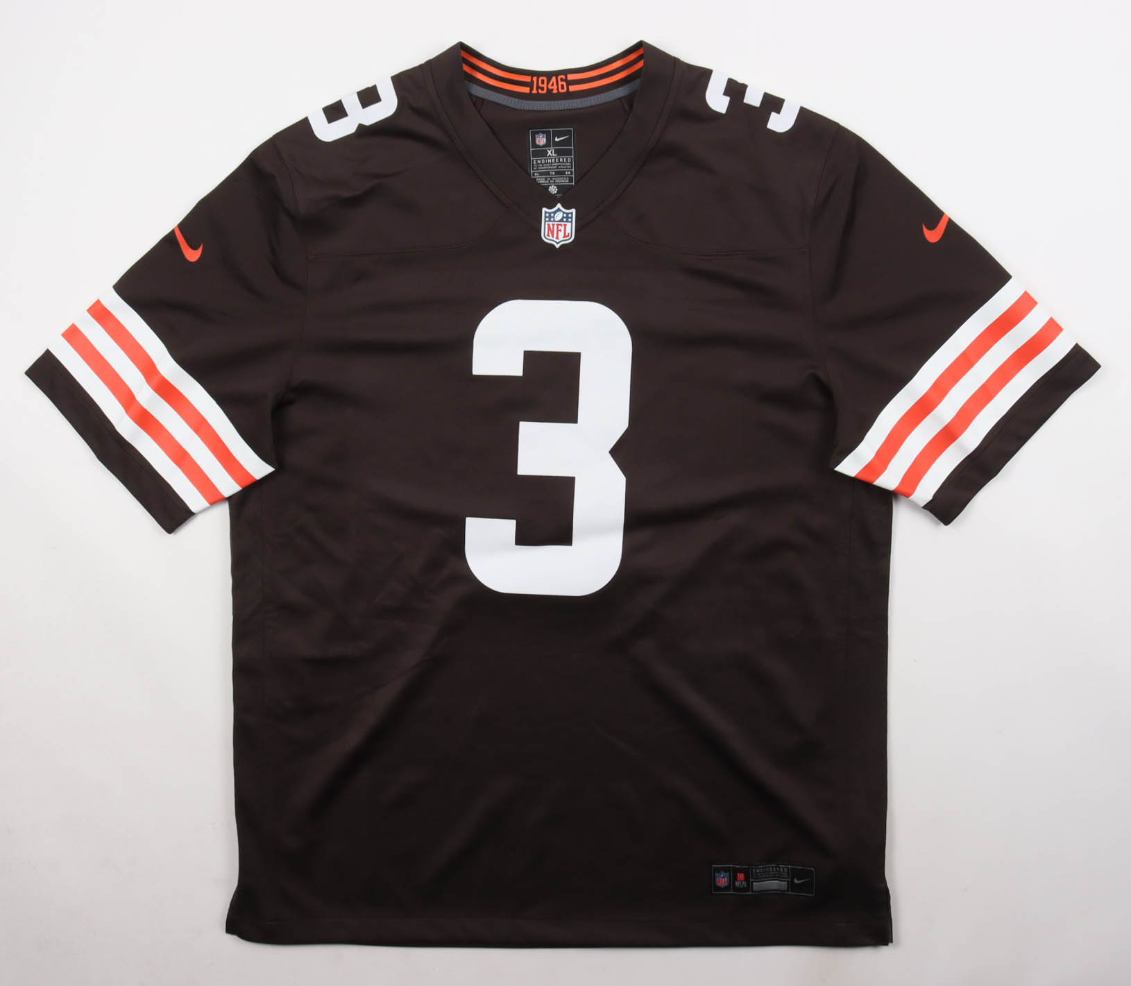 Jerry Jeudy Signed Browns Nike Authentic Jersey Inscribed "Hark Work Determines Success" (Beckett) at PristineAuction.com Jerry Jeudy Signed Browns Nike Authentic Jersey Inscribed "Hark Work Determines Success" (Beckett) at PristineAuction.com