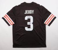 Jerry Jeudy Signed Browns Nike Authentic Jersey Inscribed "Hark Work Determines Success" (Beckett) at PristineAuction.com