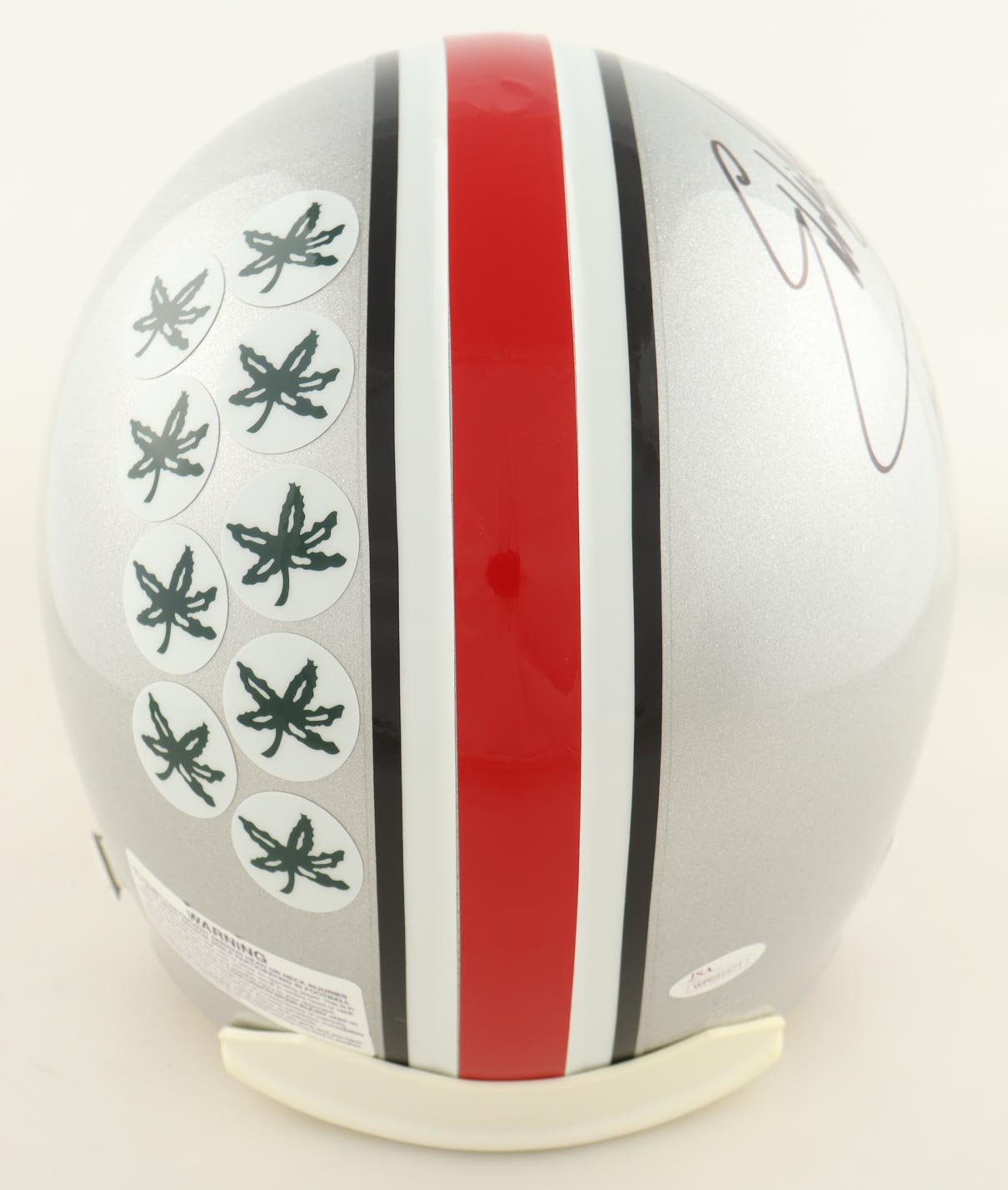 Eddie George Signed Ohio State Buckeyes Full-Size Authentic On-Field Helmet Inscribed "Heisman 1995" (JSA) at PristineAuction.com Eddie George Signed Ohio State Buckeyes Full-Size Authentic On-Field Helmet Inscribed "Heisman 1995" (JSA) at PristineAuction.com