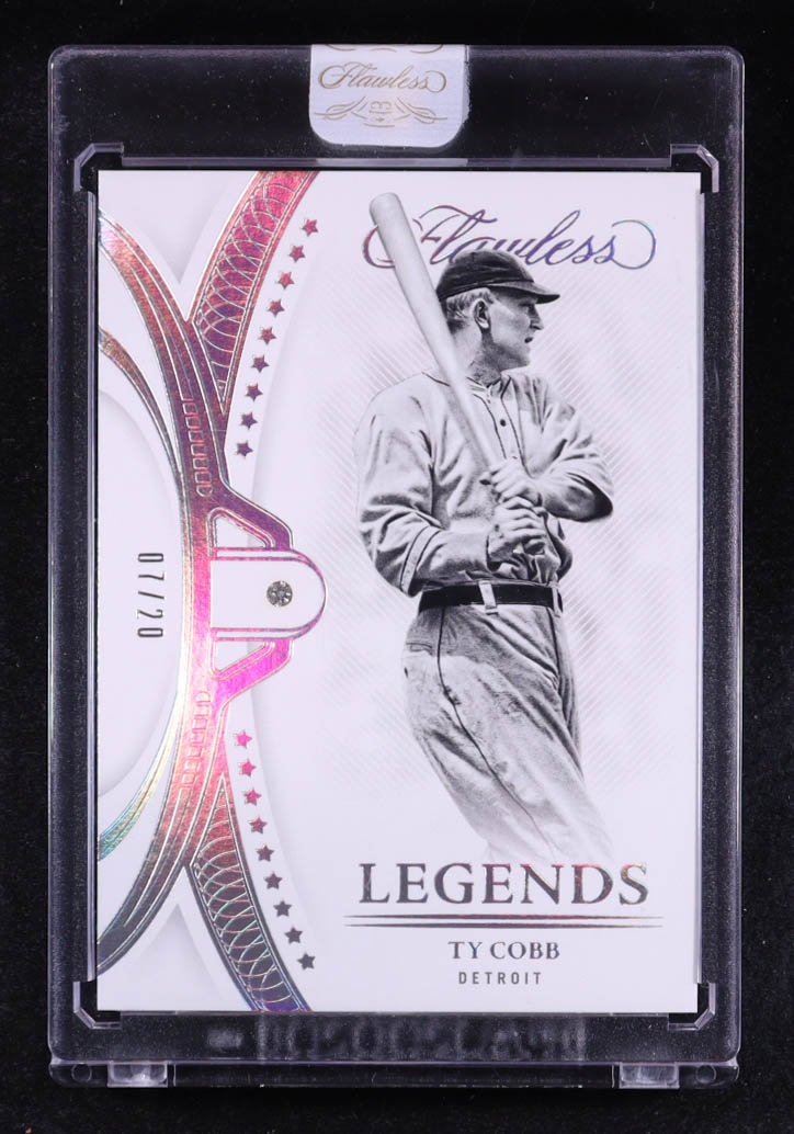 Ty Cobb 2022 Panini Flawless Legends #39 #07/20 at PristineAuction.com Ty Cobb 2022 Panini Flawless Legends #39 #07/20 at PristineAuction.com