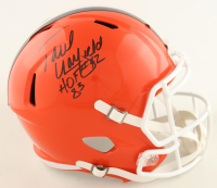 Paul Warfield Signed Browns Full-Size Speed Helmet Inscribed "HOF 83" (Beckett) at PristineAuction.com
