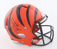 Boomer Esiason Signed Bengals Full-Size Speed Helmet Inscribed "88 NFL MVP" (Beckett) at PristineAuction.com