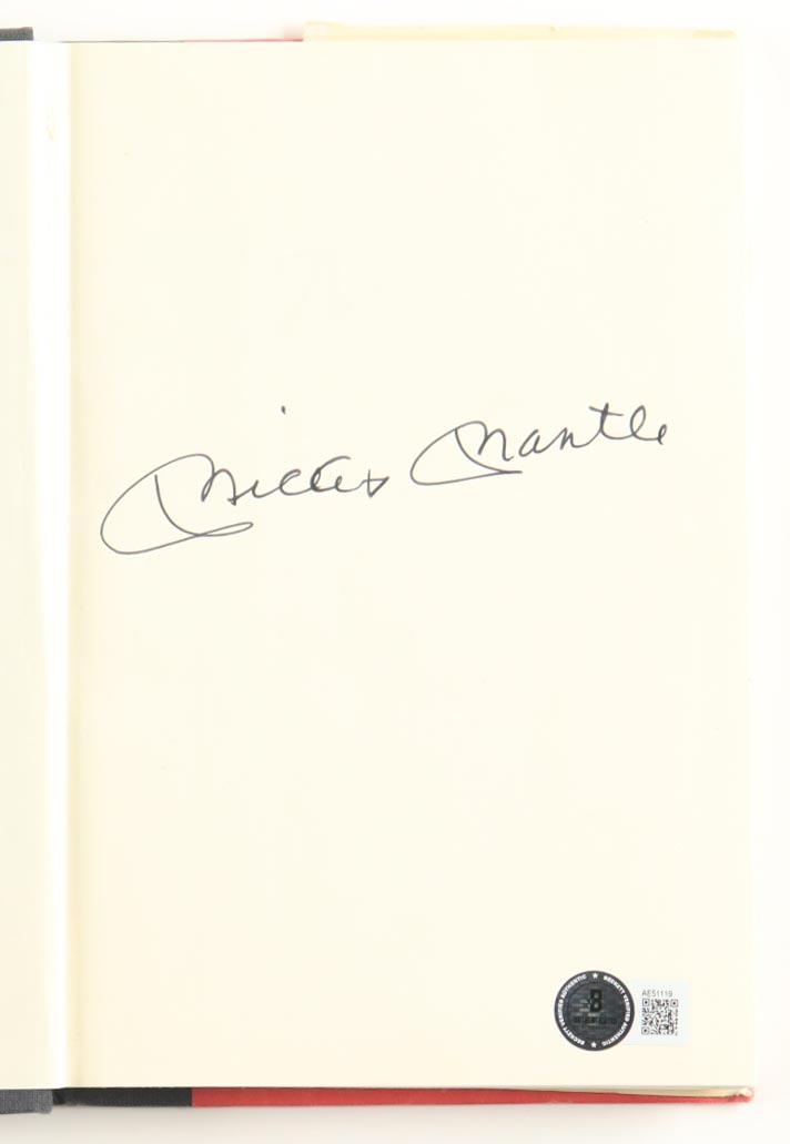 Mickey Mantle Signed "The Mick" Hardcover Book (Beckett) at PristineAuction.com Mickey Mantle Signed "The Mick" Hardcover Book (Beckett) at PristineAuction.com
