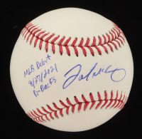 Jake McCarthy Signed OML Baseball Inscribed "MLB Debut 8/27/2021 D-Backs" (PA) at PristineAuction.com