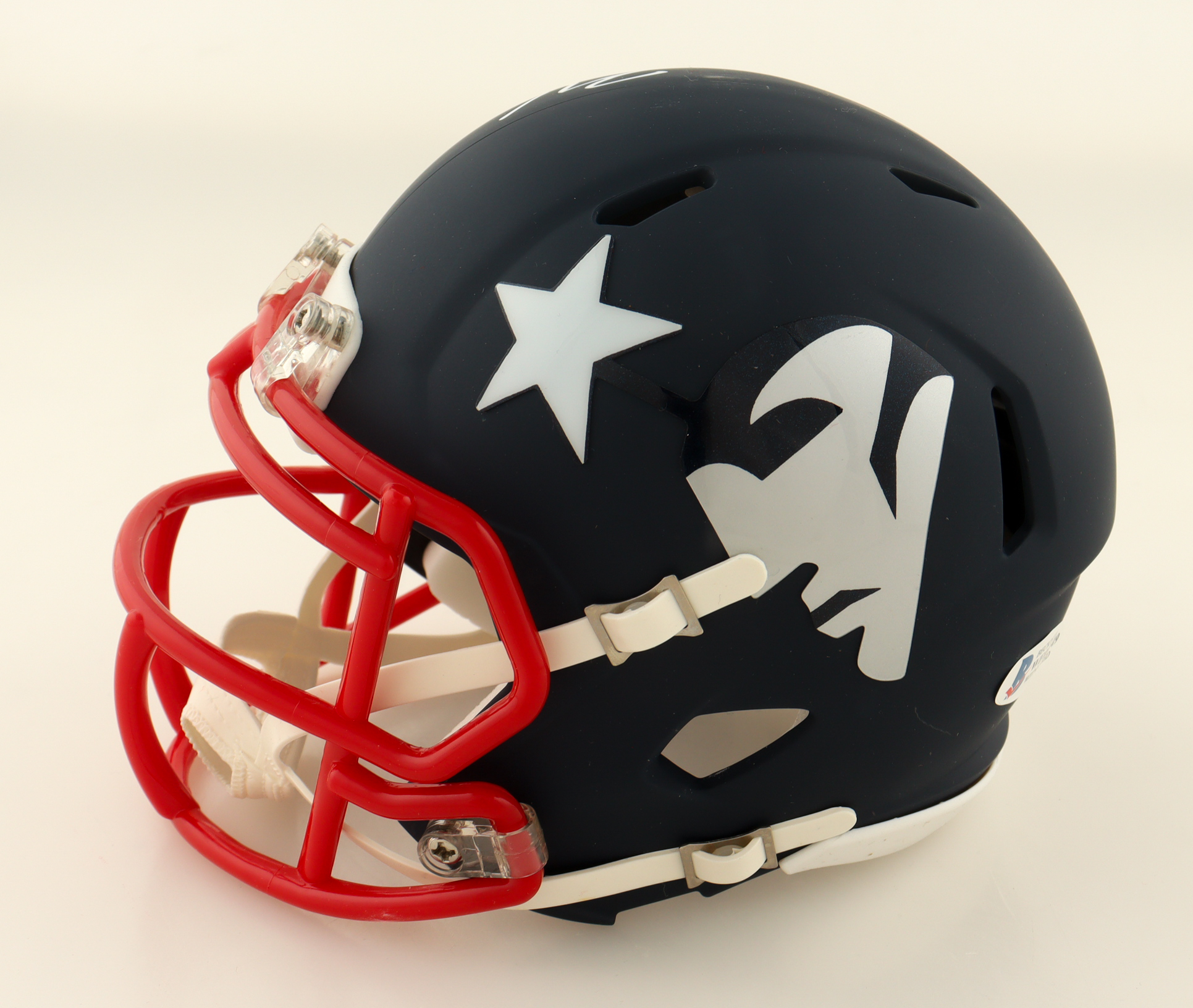 N'Keal Harry Signed Patriots Amp Alternate Speed Mini Helmet (Beckett) at PristineAuction.com N'Keal Harry Signed Patriots Amp Alternate Speed Mini Helmet (Beckett) at PristineAuction.com