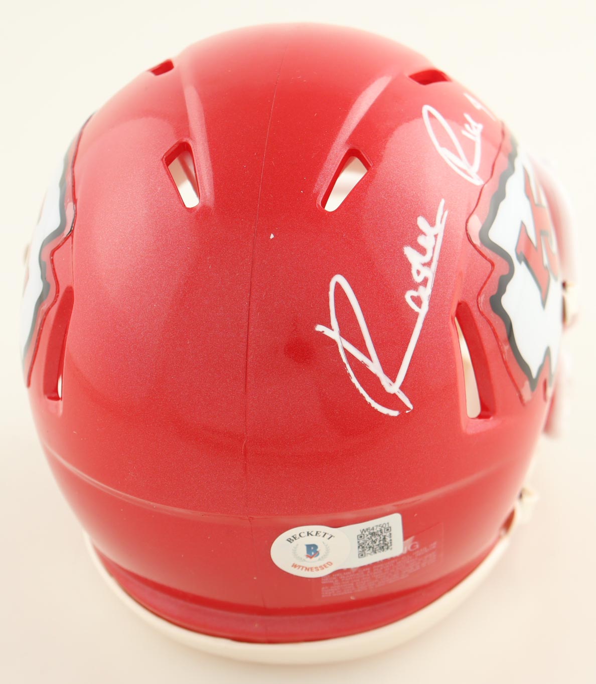 Rashee Rice Signed Chiefs Speed Mini Helmet (Beckett) at PristineAuction.com Rashee Rice Signed Chiefs Speed Mini Helmet (Beckett) at PristineAuction.com