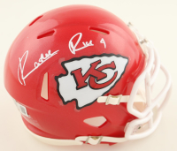 Rashee Rice Signed Chiefs Speed Mini Helmet (Beckett) at PristineAuction.com