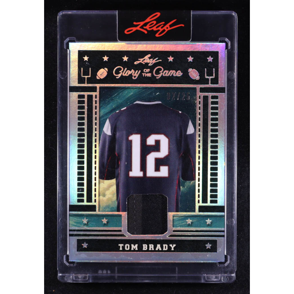 Tom Brady 2025 Leaf Glory Of The Game #GU-49 #02/25 at PristineAuction.com