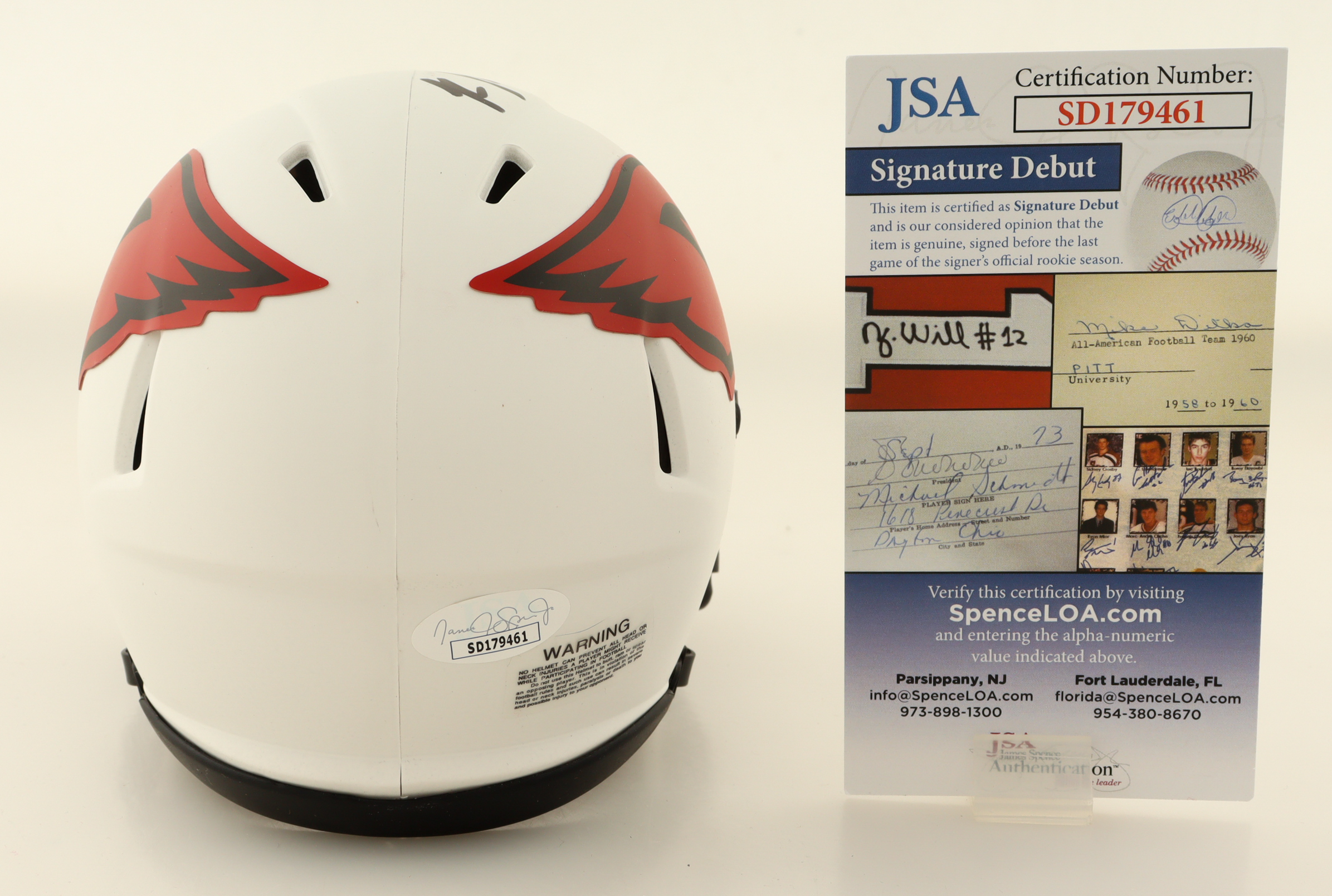 Rondale Moore Signed Cardinals Lunar Eclipse Alternate Speed Mini Helmet (JSA) at PristineAuction.com Rondale Moore Signed Cardinals Lunar Eclipse Alternate Speed Mini Helmet (JSA) at PristineAuction.com