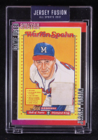 Warren Spahn 2021 Jersey Fusion Game Used Swatch #JF-WS70 at PristineAuction.com