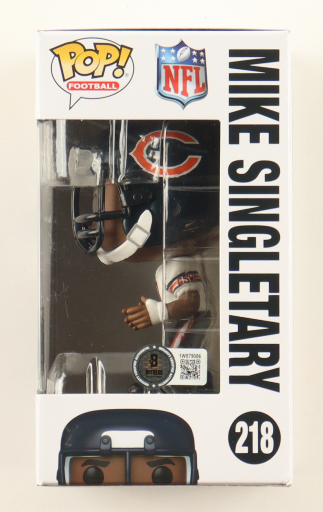 Mike Singletary Signed Bears #218 Funko Pop! Vinyl Figure (Beckett) at PristineAuction.com Mike Singletary Signed Bears #218 Funko Pop! Vinyl Figure (Beckett) at PristineAuction.com