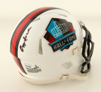 Ozzie Newsome Signed Hall of Fame Logo Speed Mini Helmet (JSA) at PristineAuction.com