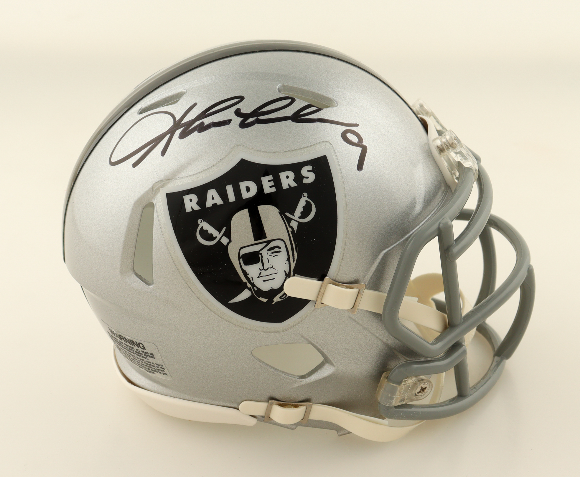 Shane Lechler Signed Raiders Speed Mini Helmet (JSA) at PristineAuction.com Shane Lechler Signed Raiders Speed Mini Helmet (JSA) at PristineAuction.com