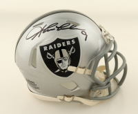 Shane Lechler Signed Raiders Speed Mini Helmet (JSA) at PristineAuction.com
