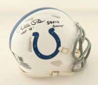 Bill Polian Signed Colts Speed Mini Helmet Inscribed "HOF '15" & "SB Champs" (TSE) at PristineAuction.com