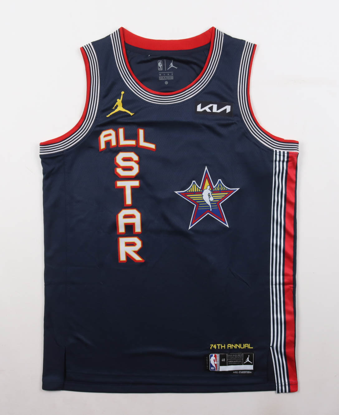 Anthony Edwards Signed 2025 All-Star Game Jordan Authentic Jersey (Beckett) at PristineAuction.com Anthony Edwards Signed 2025 All-Star Game Jordan Authentic Jersey (Beckett) at PristineAuction.com