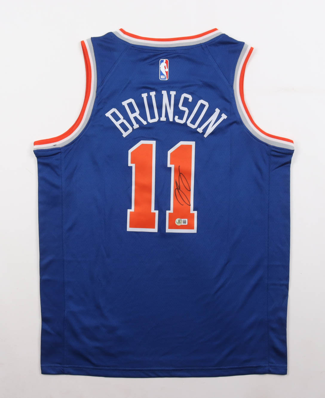 Jalen Brunson Signed Knicks Nike Authentic Jersey (Beckett) at PristineAuction.com Jalen Brunson Signed Knicks Nike Authentic Jersey (Beckett) at PristineAuction.com