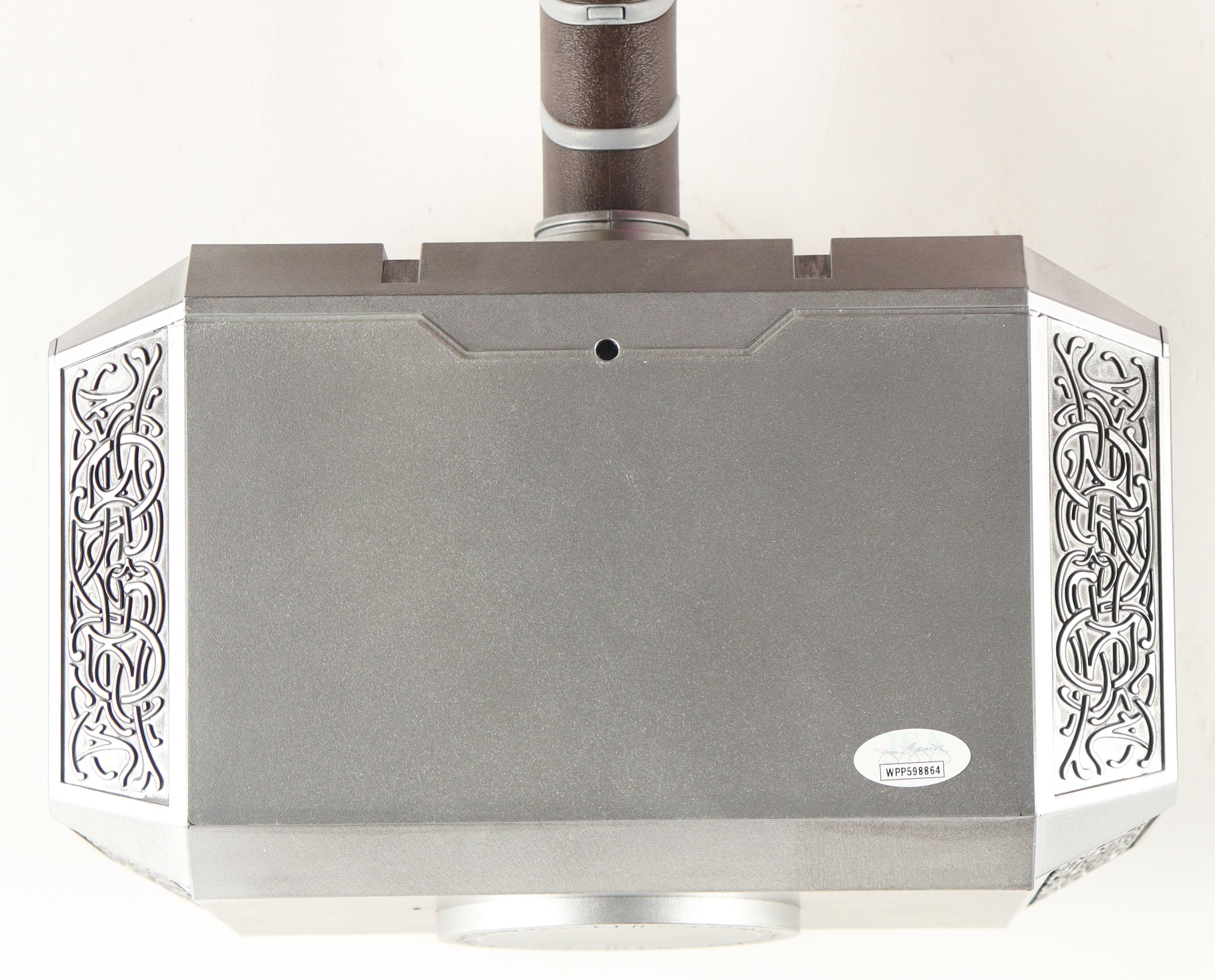 Chris Hemsworth Signed Marvel Legends Series "Thor" Mjolnir Hammer (JSA) at PristineAuction.com Chris Hemsworth Signed Marvel Legends Series "Thor" Mjolnir Hammer (JSA) at PristineAuction.com