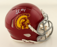 Woody Marks Signed USC Trojans Speed Mini Helmet (JSA) at PristineAuction.com