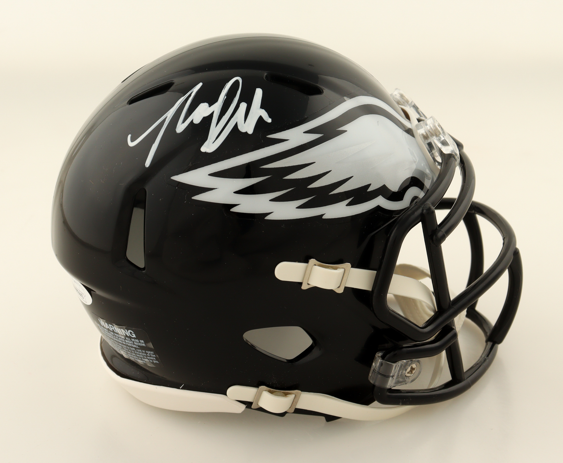Nolan Smith Signed Eagles Speed Mini Helmet (JSA) at PristineAuction.com Nolan Smith Signed Eagles Speed Mini Helmet (JSA) at PristineAuction.com