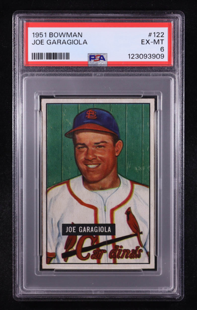 Joe Garagiola 1951 Bowman #122 RC (PSA 6)