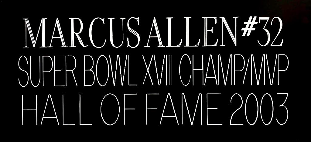 Marcus Allen Signed Custom Framed Jersey Display (Beckett) at PristineAuction.com Marcus Allen Signed Custom Framed Jersey Display (Beckett) at PristineAuction.com
