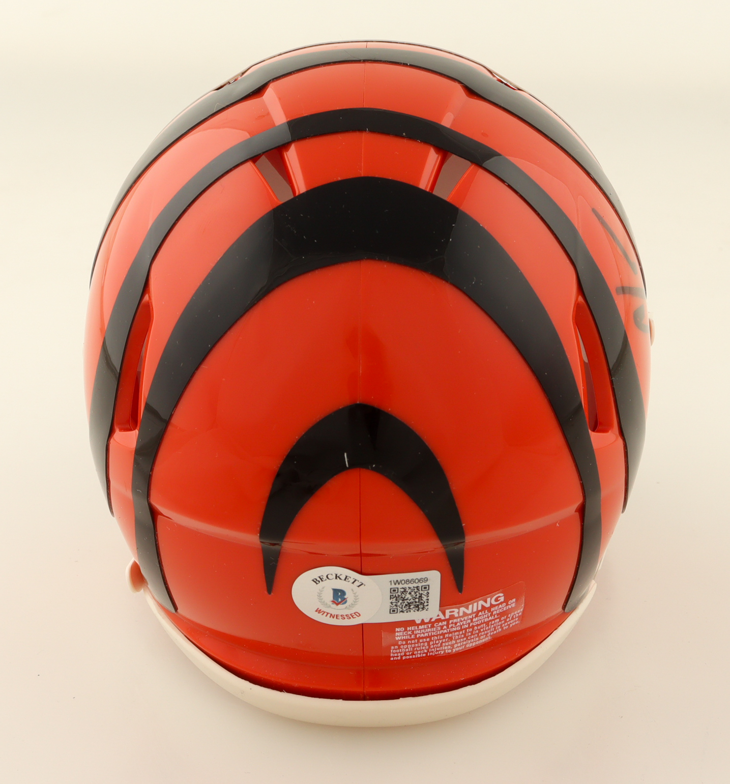 Chad "Ochocinco" Johnson Signed Bengals Speed Mini Helmet (Beckett) at PristineAuction.com Chad "Ochocinco" Johnson Signed Bengals Speed Mini Helmet (Beckett) at PristineAuction.com