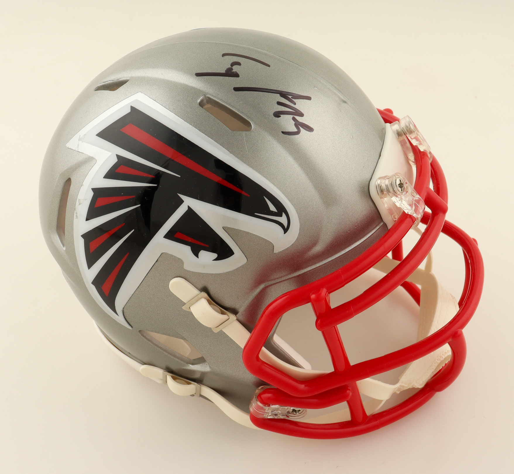 Tyler Allgeier Signed Falcons Flash Alternate Speed Mini Helmet (Beckett) at PristineAuction.com Tyler Allgeier Signed Falcons Flash Alternate Speed Mini Helmet (Beckett) at PristineAuction.com