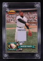 Willie Mays 2023-24 Jersey Fusion Game Used Swatch #WM78P at PristineAuction.com