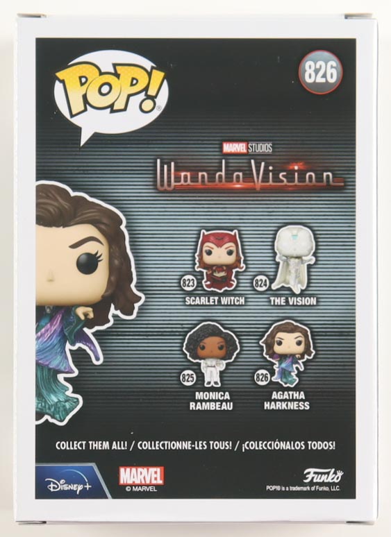 Kathryn Hahn Signed "Wanda Vision" #826 Agatha Harkness Funko Pop! Vinyl Figure (PSA) at PristineAuction.com Kathryn Hahn Signed "Wanda Vision" #826 Agatha Harkness Funko Pop! Vinyl Figure (PSA) at PristineAuction.com
